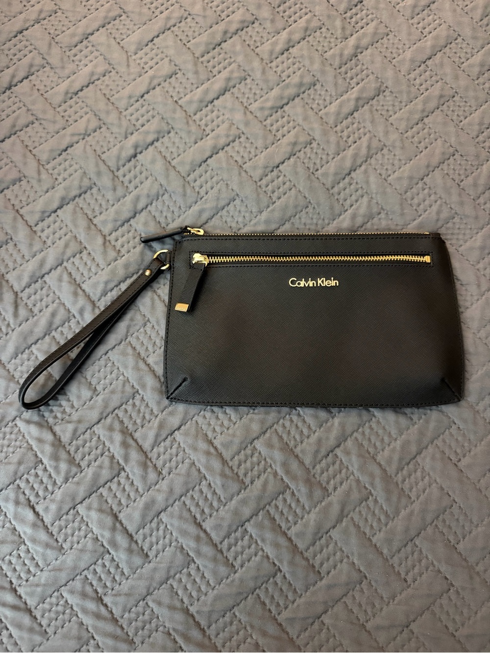Calvin Klein Black Wristlet